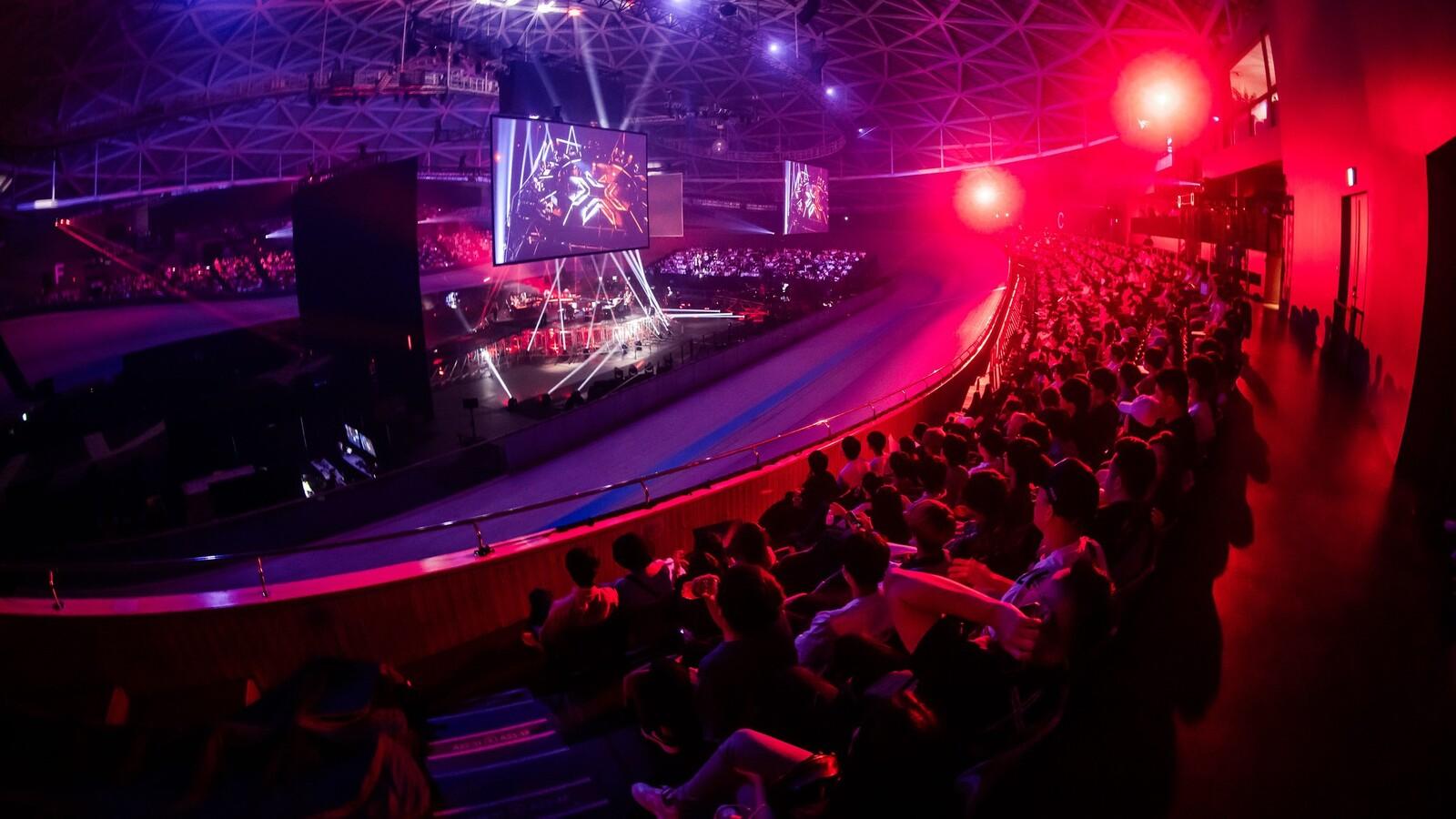 VCT international tournament crowd and stage