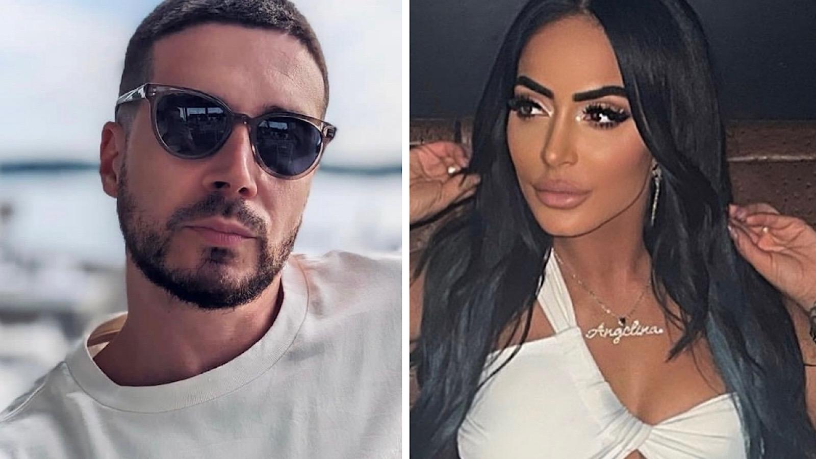 Vinny takes digs at Jersey Shore cast mate Angelina after previous romance between the two.