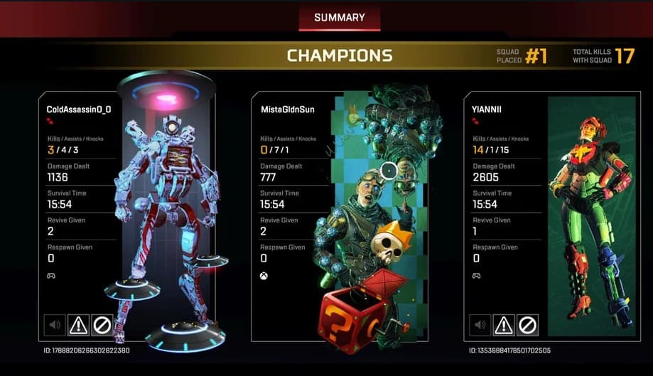 Apex Legends ranked frame banners