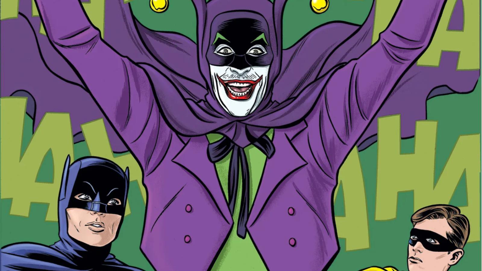 The Joker as he appears in Batman '66 comic