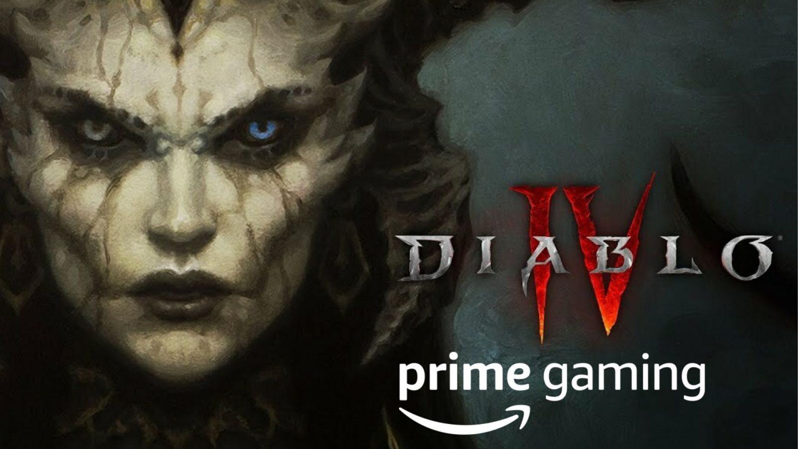 lilith with prime gaming logo in diablo 4