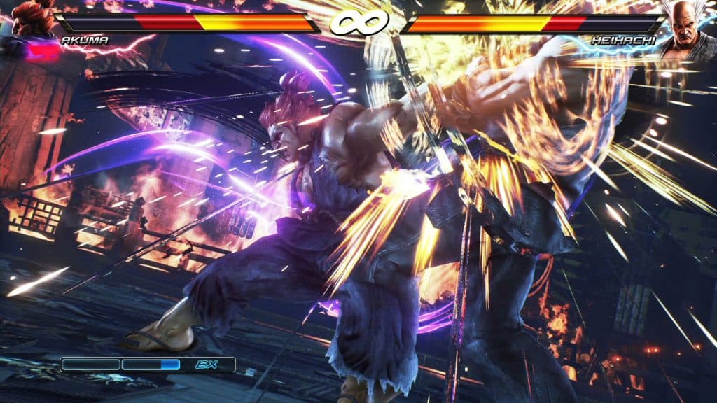 A screenshot of Tekken 7