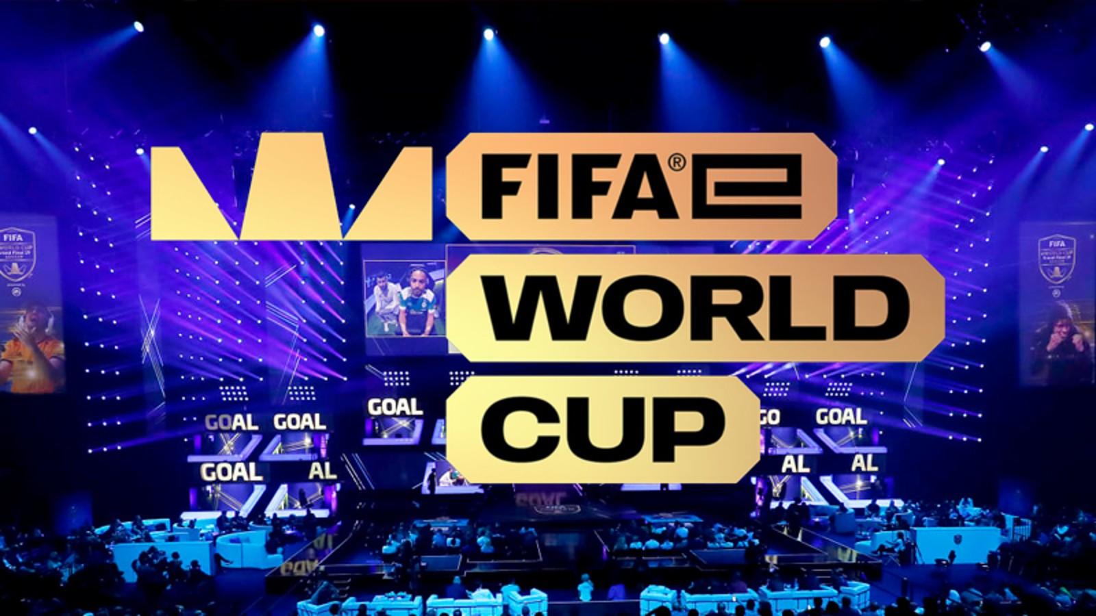 FIFA e World Cup graphic