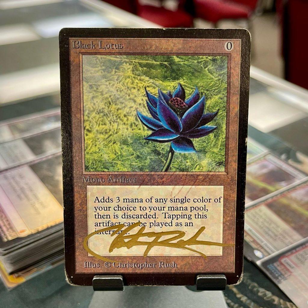 black lotus card stolen