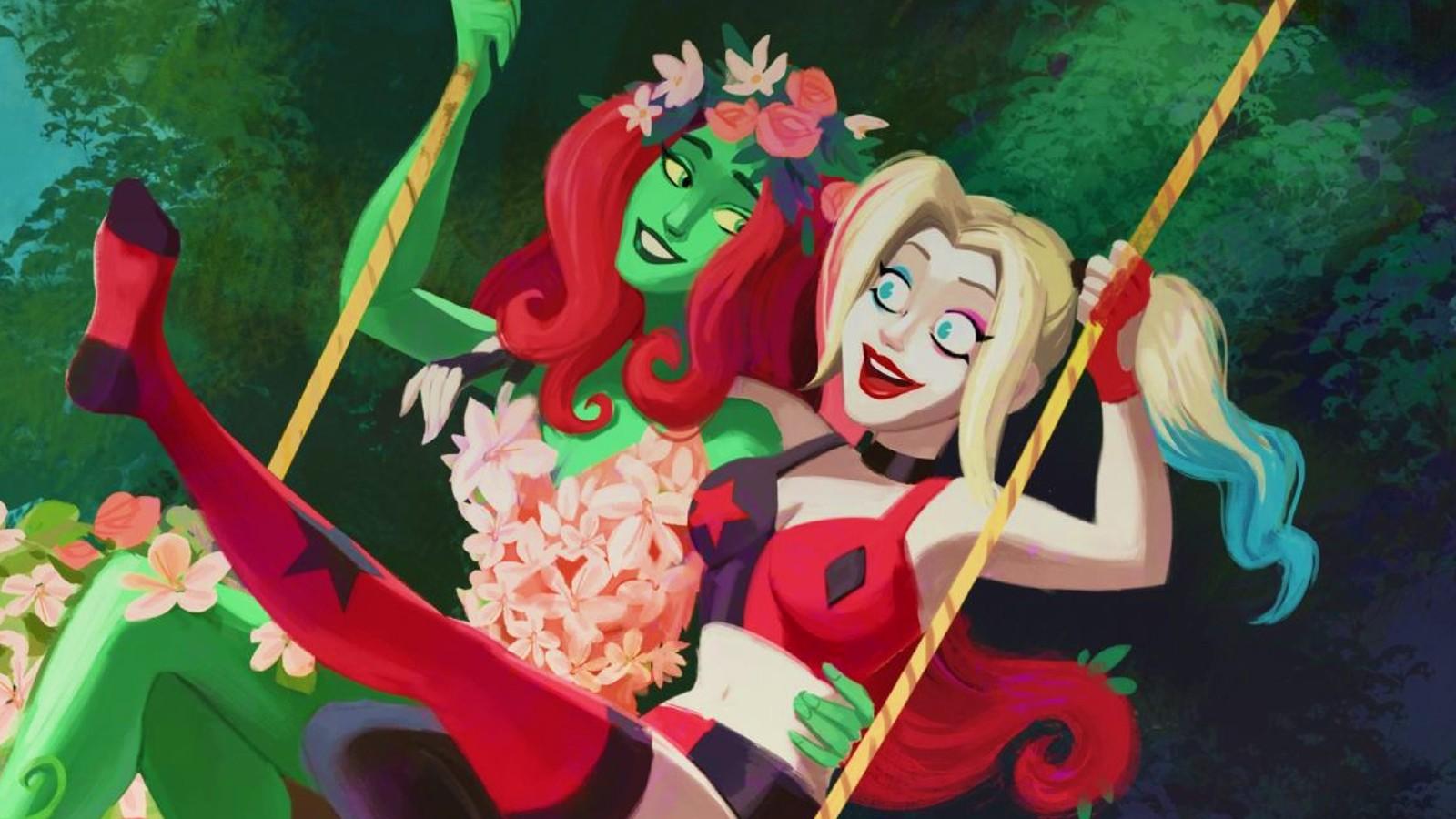 Harley Quinn and Poison Ivy in Harley Quinn
