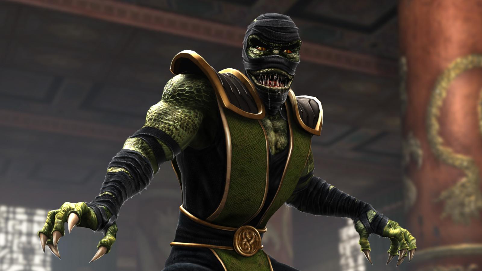 Reptile as he appeared in Mortal Kombat: Shaolin Monks