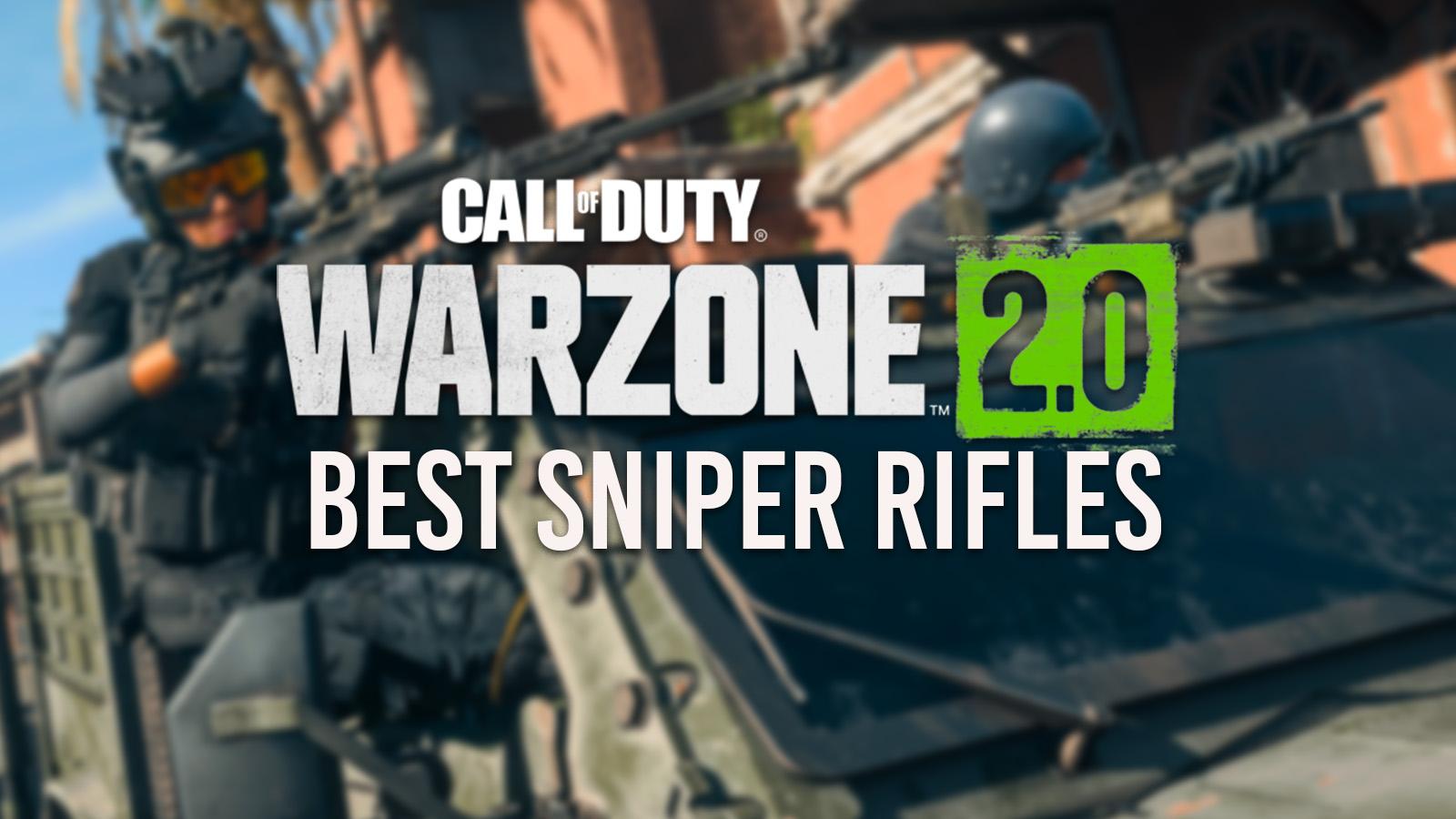 Warzone 2.0 logo on WZ sniper