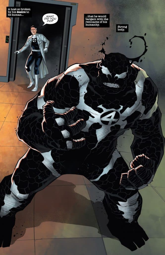 What If Dark: Venom - The Thing bonds with Spider-Man's Symbiote